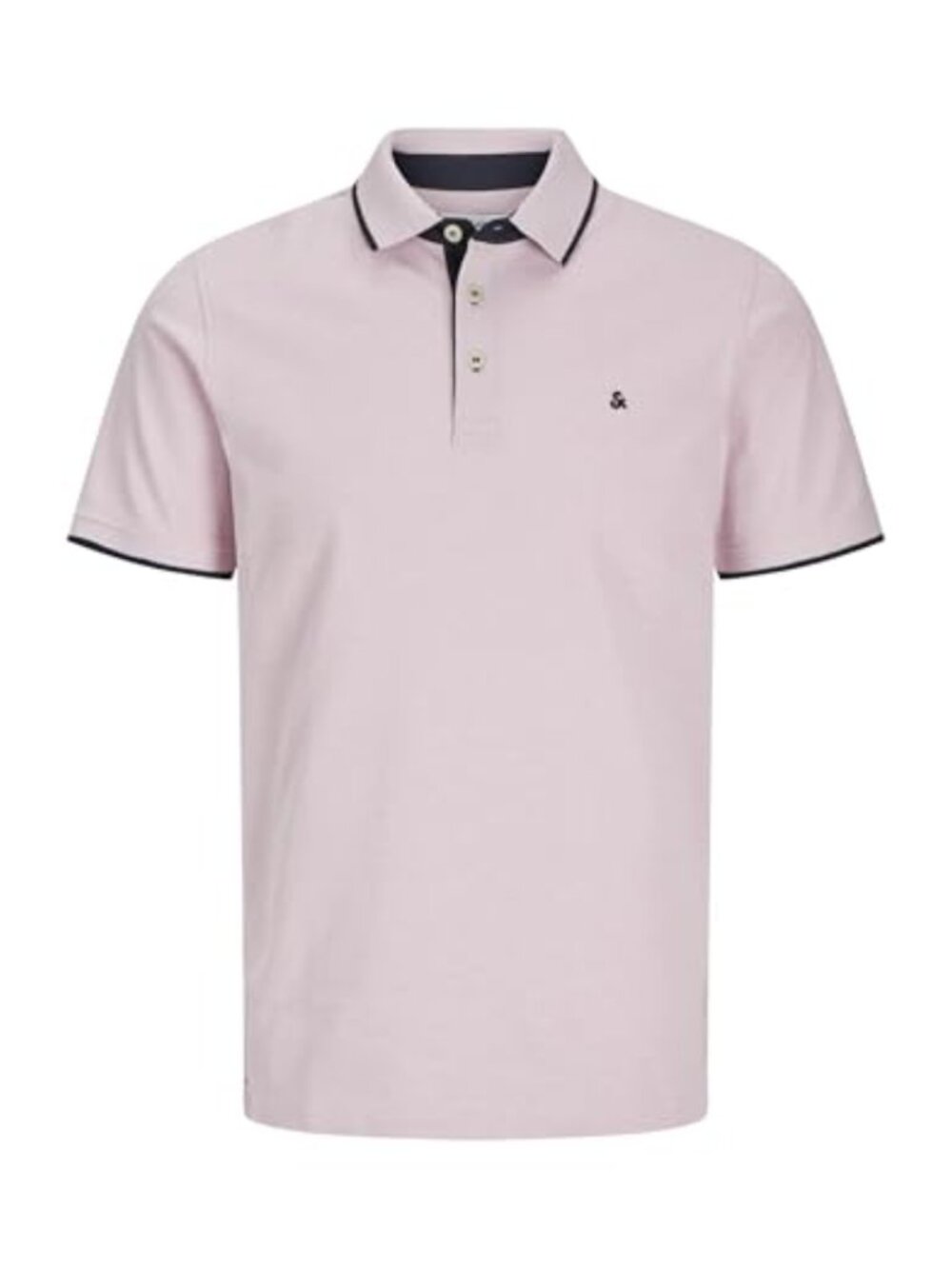 Men's Slim Fit Organic Cotton Polo Shirt Casual Golf Collared Short Sleeve